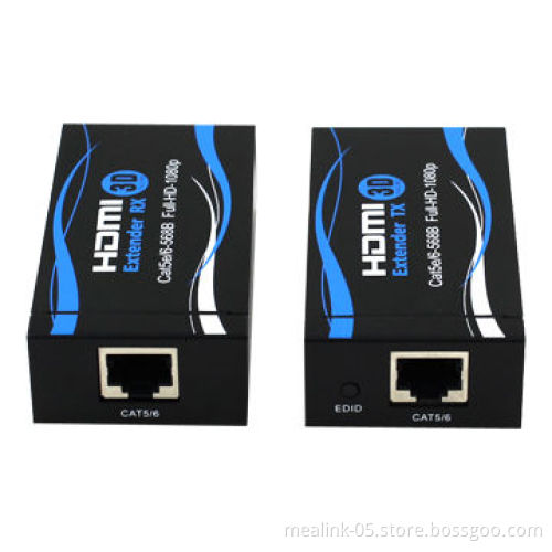 HDMI® Extenders, Over-single Cat5e/6 Cable, Support 3D, 60m